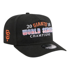 San Francisco Giants New Era 2010 World Series Champions Historic 9FIFTY A-Frame Snapback Hat - Black - New Era Discount