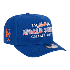 New York Mets New Era 1986 World Series Champions Throwback 9FIFTY A-Frame Snapback Hat - Royal - New Era on Sale