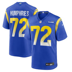 Nike D.J. Humphries Los Angeles Rams Team Game Jersey Royal