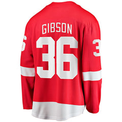 John Gibson Detroit Red Wings Fanatics Home Breakaway Jersey - Red - NHL 203292089