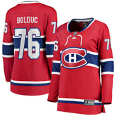 Zack Bolduc Montreal Canadiens Fanatics Women's Home Breakaway Jersey - Red - NHL 203292096