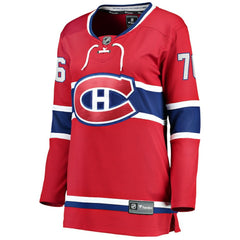 Zack Bolduc Montreal Canadiens Fanatics Women's Home Breakaway Jersey - Red - NHL 203292096