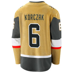 Kaedan Korczak Vegas Golden Knights Fanatics Home Breakaway Jersey - Gold - NHL 203292107