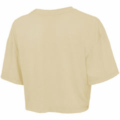 Tarik Skubal Detroit Tigers Majestic Threads Women's Boxy Crop Top - Cream - MLB Discount