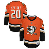 Chris Kreider Anaheim Ducks Outerstuff Youth Home Replica Jersey - Orange - NHL 203292988