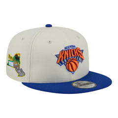 New York Knicks Injection Localized 9FIFTY Snapback Hat White | New Era online