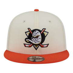 Anaheim Ducks New Era Injection Localized Two-Tone 9FIFTY Snapback Hat - White/Orange - NHL 203293137