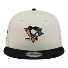 Pittsburgh Penguins New Era Injection Localized Two-Tone 9FIFTY Snapback Hat - White/Black - NHL 203293141