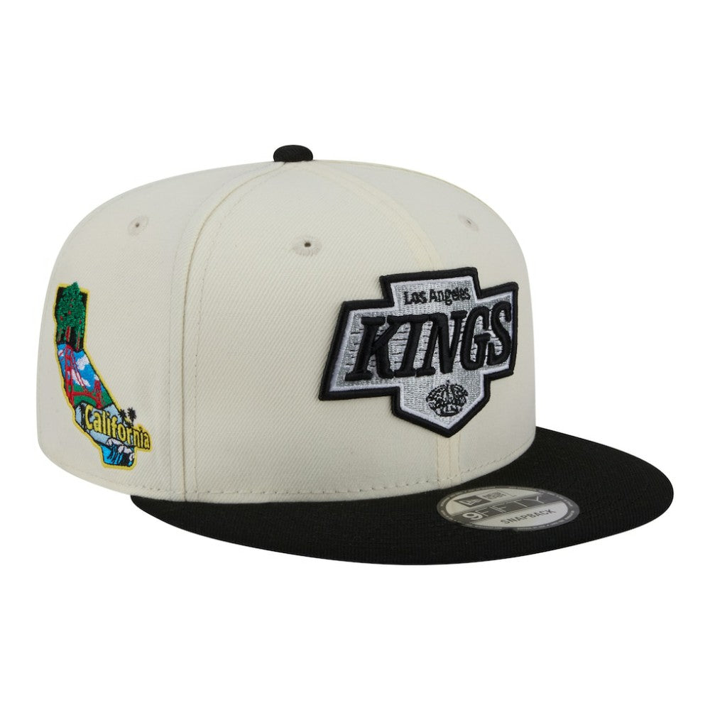 Los Angeles Kings New Era Injection Localized Two-Tone 9FIFTY Snapback Hat - White/Black - NHL 203293147