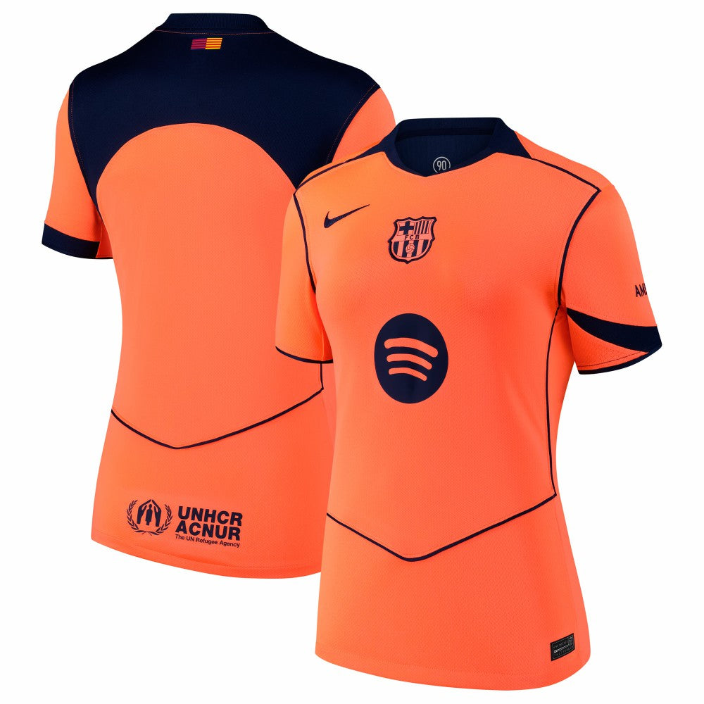 Barcelona Women's 2025/26 Third Replica Jersey Orange - Nike Discount