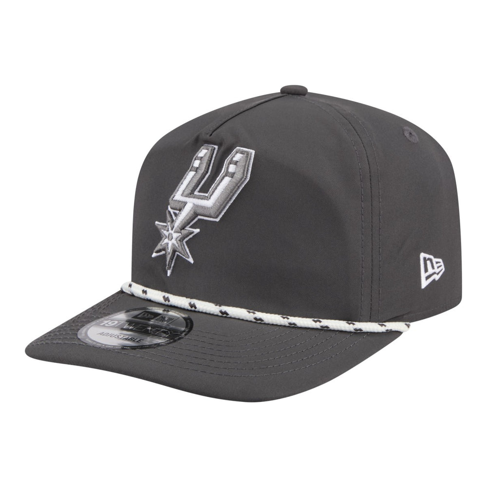San Antonio Spurs Tonal Rope 19TWENTY Adjustable Hat Graphite | New Era US