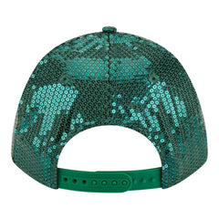 Boston Celtics Women's Sequin M-Crown 9FORTY Adjustable Hat Kelly Green | New Era online