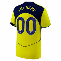 Tottenham Hotspur 2025/26 Third Replica Custom Jersey Yellow - Nike for sale