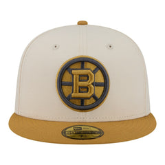 Boston Bruins New Era Colorpack Two-Tone 59FIFTY Fitted Hat - Cream/Tan - NHL 203294172