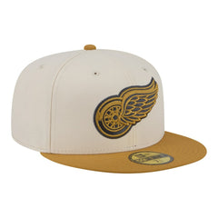 Detroit Red Wings New Era Colorpack Two-Tone 59FIFTY Fitted Hat - Cream/Tan - NHL 203294198