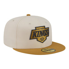 Los Angeles Kings New Era Colorpack Two-Tone 59FIFTY Fitted Hat - Cream/Tan - NHL 203294201