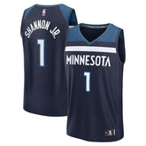 Terrence Shannon Jr. Minnesota Timberwolves Fast Break Replica Jersey Navy Icon Edition | Fanatics Lifestyle