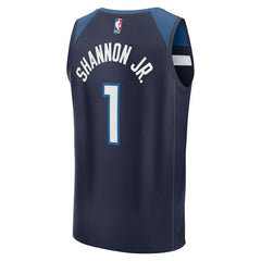 Terrence Shannon Jr. Minnesota Timberwolves Fast Break Replica Jersey Navy Icon Edition | Fanatics Lifestyle