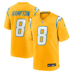 Nike Omarion Hampton Los Angeles Chargers Alternate Charger Power Game Player Jersey Gold