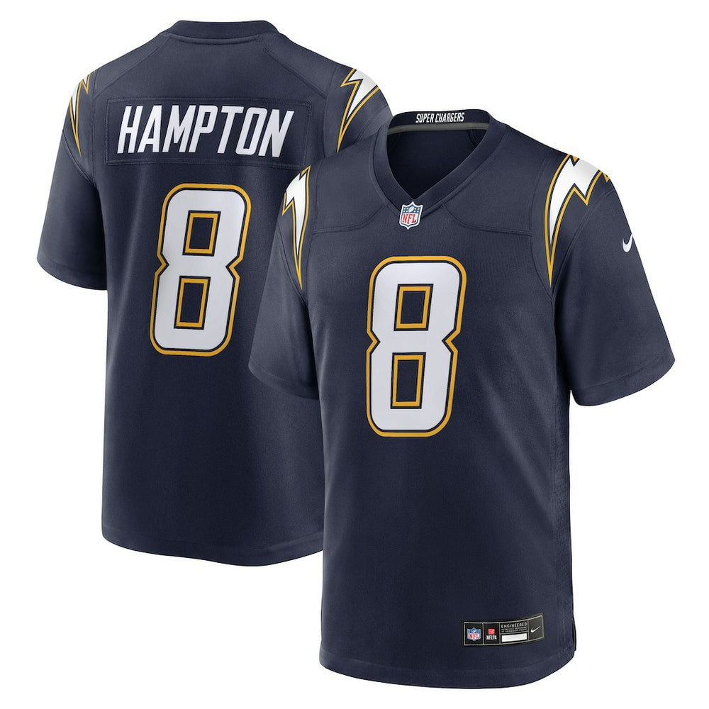 Nike Omarion Hampton Los Angeles Chargers Alternate Super Chargers Game Player Jersey Navy