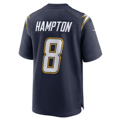 Nike Omarion Hampton Los Angeles Chargers Alternate Super Chargers Game Player Jersey Navy