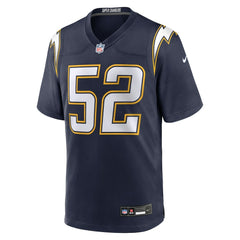 Nike Khalil Mack Los Angeles Chargers Alternate Super Chargers Game Player Jersey Navy