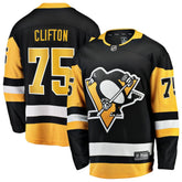 Connor Clifton Pittsburgh Penguins Fanatics Home Breakaway Jersey - Black - NHL 203295001