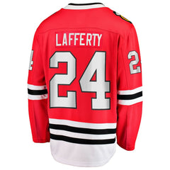 Sam Lafferty Chicago Blackhawks Fanatics Home Breakaway Jersey - Red - NHL 203295003