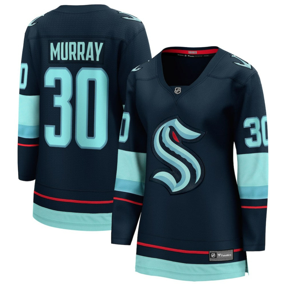 Matt Murray Seattle Kraken Fanatics Women's Home Breakaway Jersey - Deep Sea Blue - NHL 203295007