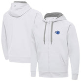 Orlando Magic Antigua New Logo Victory Full-Zip Hooded Sweatshirt White