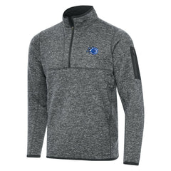 Orlando Magic Antigua New Logo Fortune Quarter-Zip Pullover Jacket Heather Gray