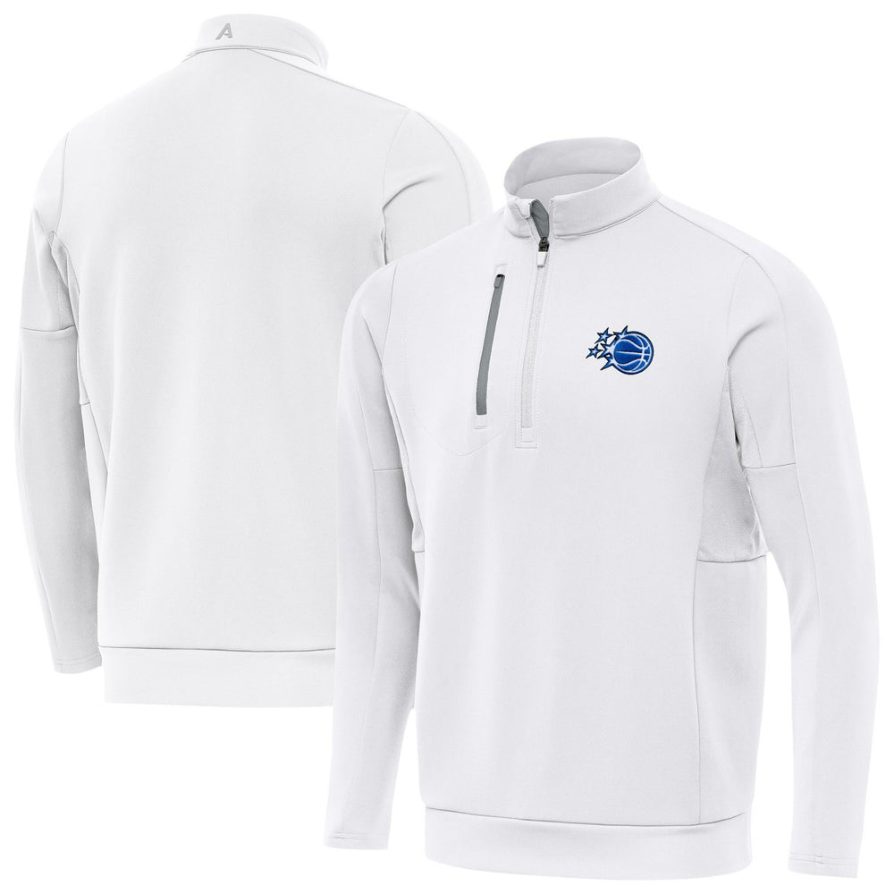 Orlando Magic Antigua New Logo Generation Quarter-Zip Pullover Top White | New Era for sale