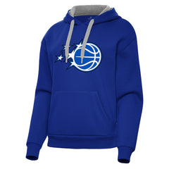 Orlando Magic Antigua Women's New Logo Victory Pullover Hoodie Royal