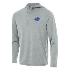Orlando Magic Antigua New Logo Tidy Quarter-Zip Hoodie Heather Gray