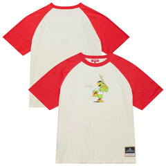 Pittsburgh Pirates Mitchell & Ness Women's Boyfriend Raglan T-Shirt - Cream - Mitchell & Ness Lifestyle