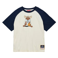 Seattle Mariners Mitchell & Ness Women's Boyfriend Raglan T-Shirt - Cream - Mitchell & Ness Discount