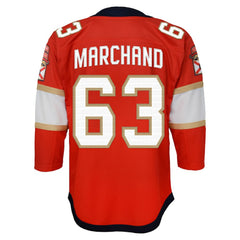 Brad Marchand Florida Panthers Outerstuff Youth Premier Player Jersey - Red - NHL 203319986