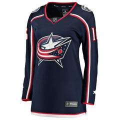 Brendan Gaunce Columbus Blue Jackets Fanatics Women's Home Breakaway Jersey - Navy - NHL 203322902
