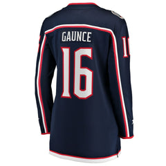 Brendan Gaunce Columbus Blue Jackets Fanatics Women's Home Breakaway Jersey - Navy - NHL 203322902