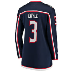 Charlie Coyle Columbus Blue Jackets Fanatics Women's Home Breakaway Jersey - Navy - NHL 203322903