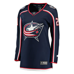 Isac Lundestrom Columbus Blue Jackets Fanatics Women's Home Breakaway Jersey - Navy - NHL 203322911