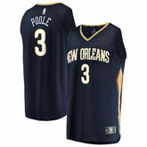 Jordan Poole New Orleans Pelicans Youth Fast Break Replica Jersey Navy Icon Edition | Fanatics Lifestyle