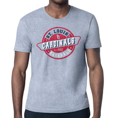 St. Louis Cardinals Starter Route 66 Team Logo T-Shirt - Heather Gray - MLB Sale