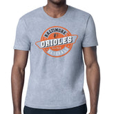 Baltimore Orioles Starter Route 66 Team Logo T-Shirt - Heather Gray - MLB Online