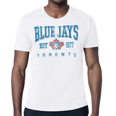 Toronto Blue Jays Starter Distressed Logo T-Shirt - White - MLB Online