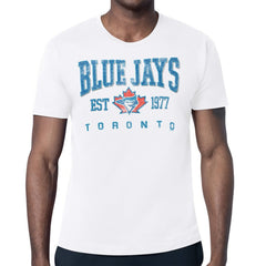 Toronto Blue Jays Starter Distressed Logo T-Shirt - White - MLB Online