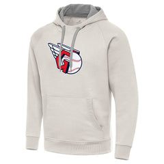 Cleveland Guardians Antigua Victory Pullover Hoodie - Cream - MLB Sale