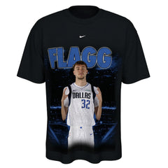 Cooper Flagg Dallas Mavericks Unisex New Faces x New Places T-Shirt for sale Black | Nike Lifestyle