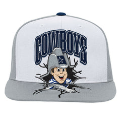 Mitchell & Ness Dallas Cowboys Youth Team Mascot Snapback Hat Gray