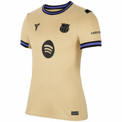 Lamine Yamal Barcelona Women's 2025/26 Away Stadium Replica Jersey Gold - Nike sale